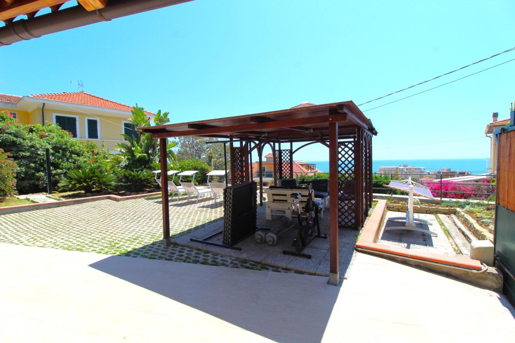 La Pace, Il Sole, Il Mare - Sanremo Casa Indipendente Vista Mare, Posto Auto Privato, Ampio Spazio Esterno Attrezzato, A Pochi Minuti Dalle Spiagge Zewnętrze zdjęcie